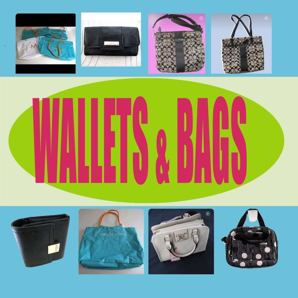 WALLETS & BAGS header not for sale